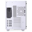 Jonsbo TK-3 PC Case, Mid Tower, ATX, Tempered Glass - White image number null