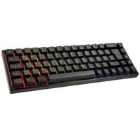 AKKO 3068B Plus Black&Gold Wireless Gaming Tastatur, mechanisch, RGB - V3 Cream Yellow, ISO (DE), schwarz