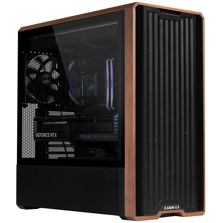 Lian Li Lancool 217 PC-Gehäuse, Midi-Tower, ATX, Tempered Glass - schwarz image number 6