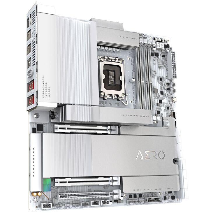 GIGABYTE Z890 AERO D Mainboard, Sockel LGA 1851, Intel Z890, ATX, DDR5 image number 1