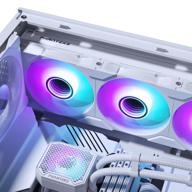 PHANTEKS Glacier One 360M25 Gen2 DRGB AiO Wasserkühlung - 360mm, weiß image number 5