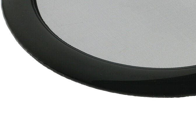 DEMCiflex Staubfilter 92mm, rund - schwarz/schwarz image number 1