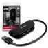 AXAGON HUE-X4B USB-A-Hub, 4x USB 2.0 - 20 cm, black image number null