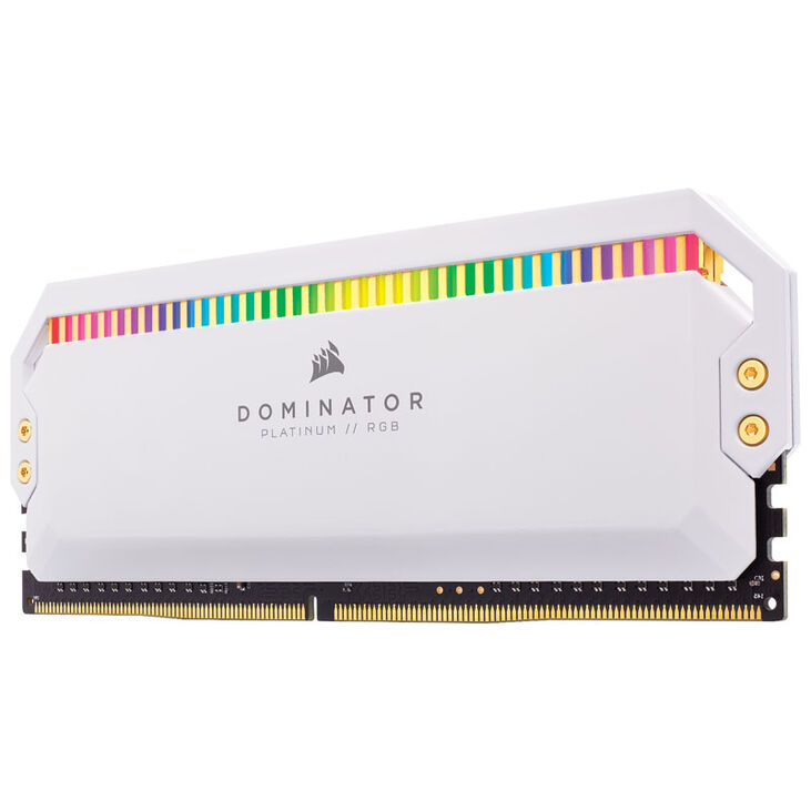 Corsair Dominator Platinum RGB DDR4-3200 RAM, CL16, XMP - 16 GB Dual-Kit, weiß image number 3