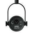 Shure MV7+-K Podcast Microphone XLR/USB - black image number null