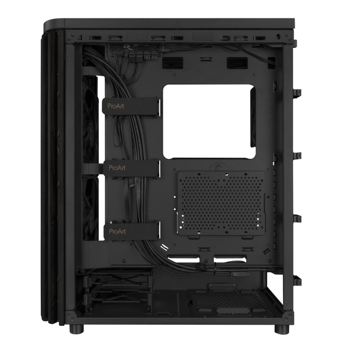 ASUS ProArt PA401 Wood Edition PC-Geh&auml;use, Midi-Tower,  ATX, Tempered Glass - schwarz image number 11