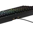 Glorious GMMK 3 Pre-Built Gaming Keyboard, 100%, Fox Switches - ISO (UK), Black image number null