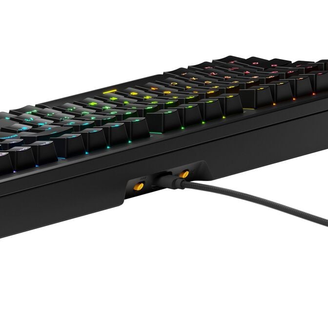 Glorious GMMK 3 Pre-Built Gaming Keyboard, 100%, Fox Switches - ISO (UK), Black image number 6