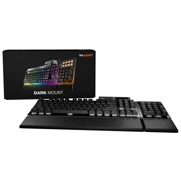be quiet! Dark Mount Silent Gaming Tastatur, RGB - be quiet! Silent Linear Switches, schwarz image number 8