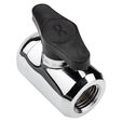 Alphacool Eiszapfen 2-way ball valve G1/4 - chrome image number null