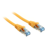 InLine Patchkabel Cat.6A, S/FTP (PiMf), 500MHz, gelb - 5m