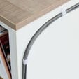 LABEL THE CABLE Wall Velcro Cable Holder 10-Piece Set - white image number null