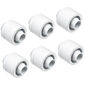 Alphacool Eiszapfen 16/10 mm screw-in fitting G1/4, 6-pack - white