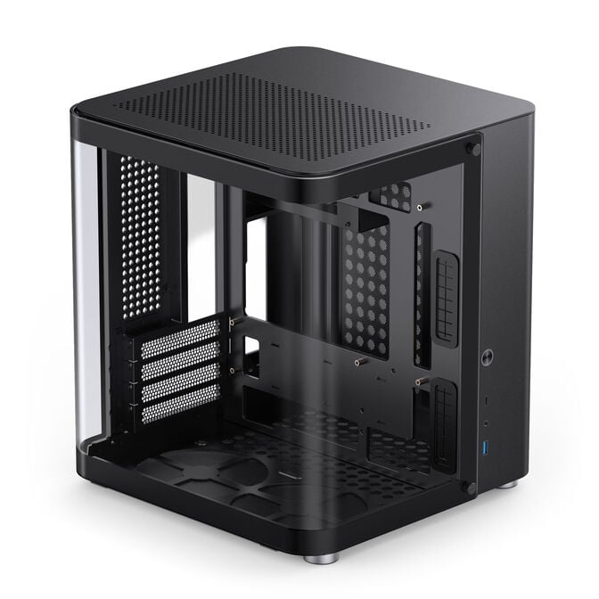 Jonsbo TK-1 2.0 Micro-ATX case, Tempered Glass - black image number 4