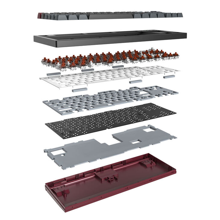 Montech MKey TKL Darkness Gaming Keyboard - GateronG Pro 2.0 Brown image number 5