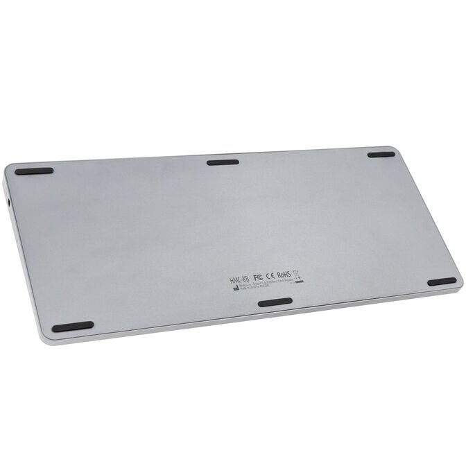 AXAGON HMC-KB keyboard USB-C 5Gbps with HUB, microSD/SD, 3x USB-A, HDMI 4K/60Hz, PD 100W, Audio, US layout image number 6