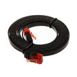 1.5m Flat Patch Cable, U/UTP, Cat.6 - Black image number null