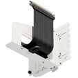 HAVN HS 420 Vertikale GPU-Halterung - wei&szlig; image number null