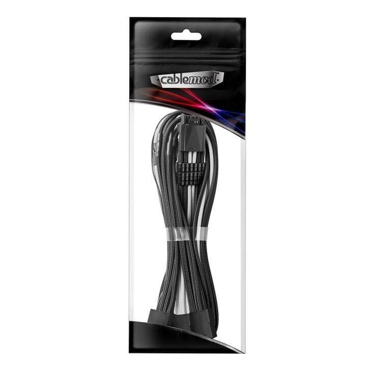 CableMod PRO ModMesh 12VHPWR to 3x PCI-e Cable - 45cm, black/white image number 2