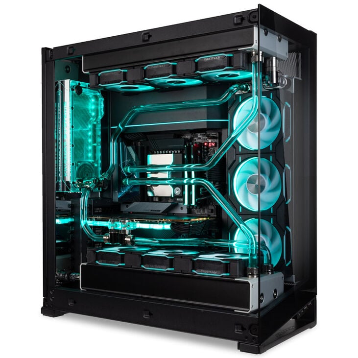 Gaming PC Crystal Phantom, Intel Core i9-14900K, NVIDIA GeForce RTX 5090 - Custom Water Cooling image number 3