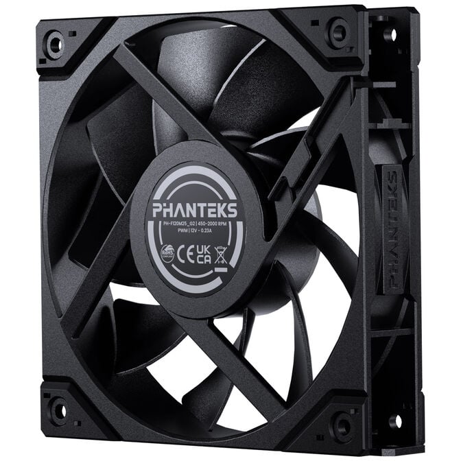 PHANTEKS M25 Gen2 PWM Fan - 120mm, Black image number 2