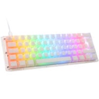 Ducky One 3 Aura White Mini Gaming Keyboard, RGB LED - MX-Red