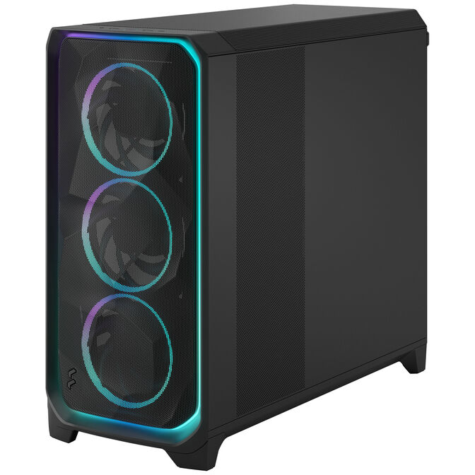 Fractal Design Meshify 3 XL Ambience Pro RGB PC Case, Full Tower, E-ATX, Tempered Glass - Black image number 3