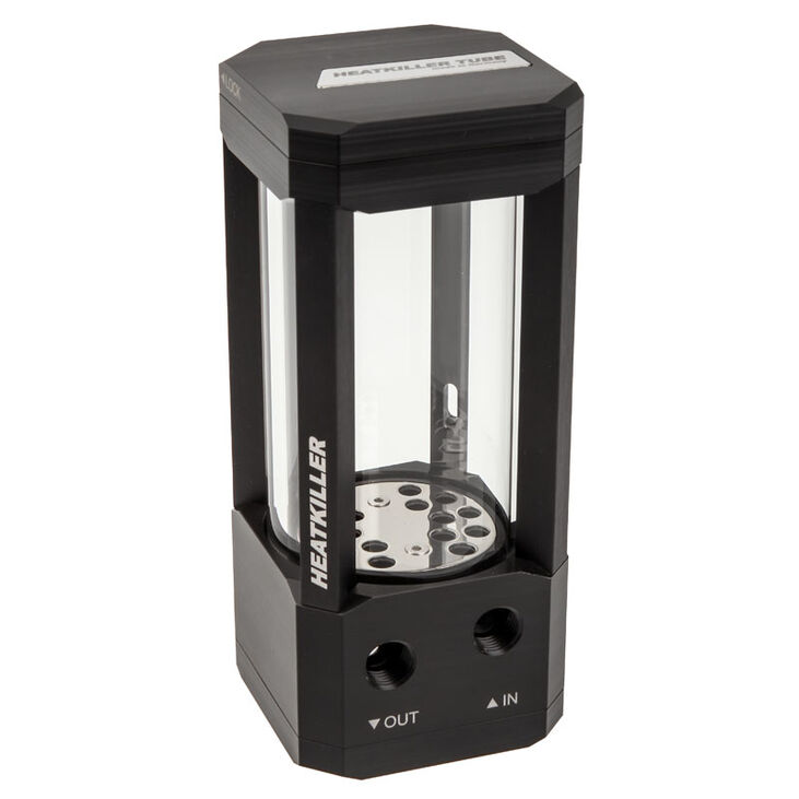 Watercool Heatkiller Tube 100 D5-Aufsatz-AGB - schwarz image number 0