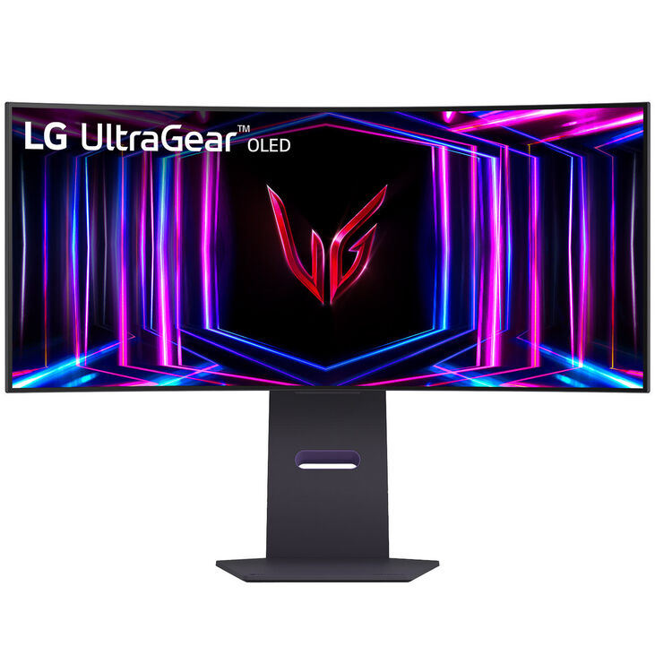 LG UltraGear OLED 34GS95QE-B, 34 Zoll Curved Gaming Monitor, 240 Hz, OLED, G-SYNC Compatible image number 1