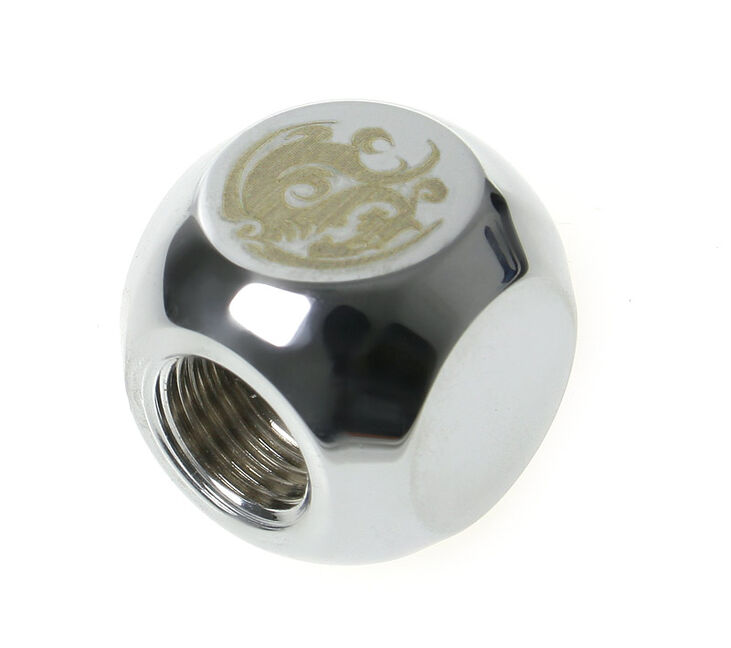Bitspower Adapter T-Splitter 3x G1/4 inch female thread - shiny silver image number 1
