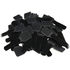 LABEL THE CABLE PRO Wall Klettkabelhalter 50er Set - schwarz image number null
