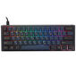 Ducky One 3 Pro Mini Nazca Line Gaming Keyboard, mechanical, 8,000 Hz, Hot Swap, RGB - Cherry MX2A Red, ANSI (US)