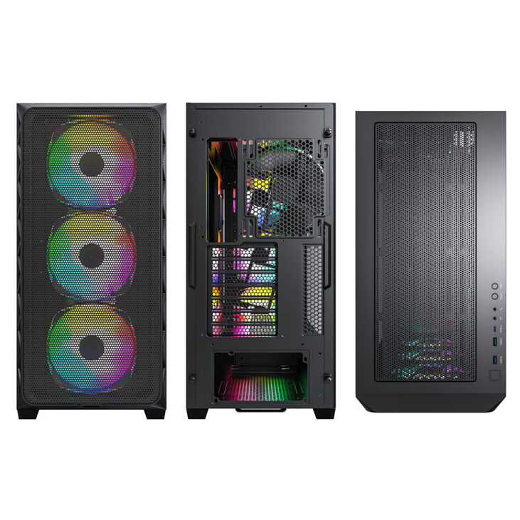 Montech AIR 903 MAX Mid Tower, Tempered Glass - Black image number 1