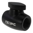 XSPC G1/4 Kugelhahn - Messing, Matt-Schwarz image number null