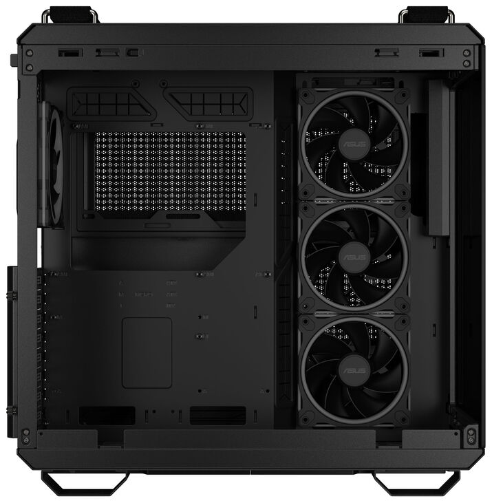 ASUS TUF Gaming GT502 Horizon PC Case, Mid Tower, ATX, Tempered Glass - Black image number 8