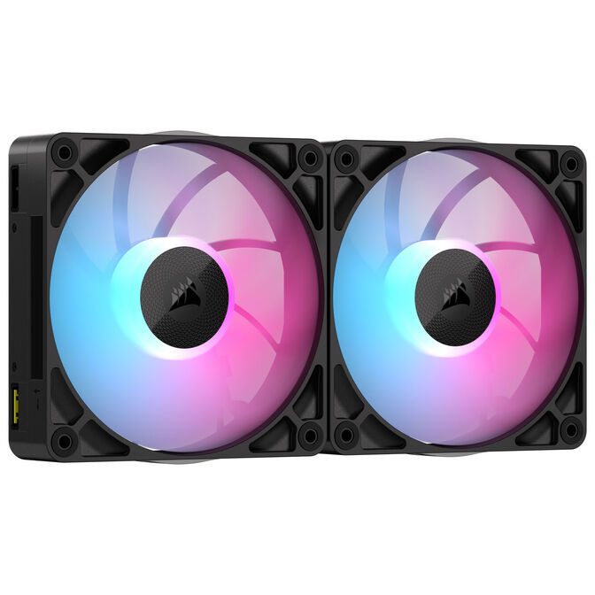 CORSAIR iCUE LINK RX140 MAX RGB PWM Fan - 2-Pack, 140mm, black image number 2