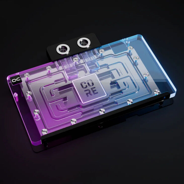 Alphacool Core Geforce RTX 5090 Epic-X GPU Water Block, ARGB, with Backplate - Acrylic image number 2
