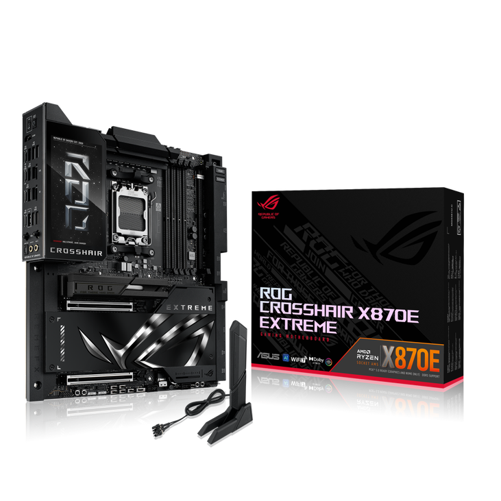 ASUS ROG Crosshair X870E EXTREME Motherboard, Socket AM5, AMD X870E, E-ATX, DDR5 image number 0