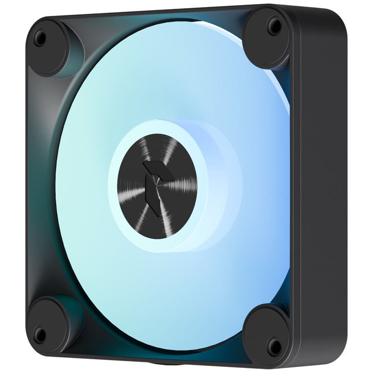 APNX FP1-R PWM fan, Reversed, RGB - black, 120mm image number 4
