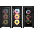 Corsair Frame 4000D RS ARGB PC case, Mid Tower, E-ATX, RGB, Tempered Glass - black image number null