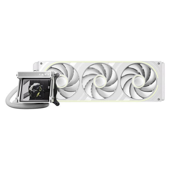 TRYX HOLO ARGB 360 AiO-Wasserk&uuml;hlung, 360 mm, Hologramm-Display, ARGB - wei&szlig; image number 1