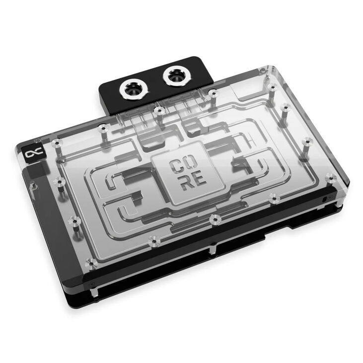 Alphacool Core GeForce RTX 5090 Reference GPU Water Cooler, ARGB, with Backplate - Acrylic image number 0