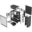 Fractal Design Meshify 3 RGB TG Light PC-Geh&auml;use, Midi-Tower, E-ATX - schwarz image number null