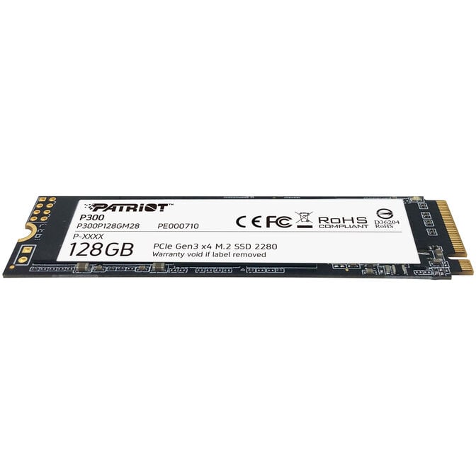 Patriot P300 NVMe SSD, PCIe 3.0 M.2 Type 2280 - 128 GB image number 2