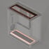HAVN HS 420 Fan Brackets for 360 mm Radiators - white image number null