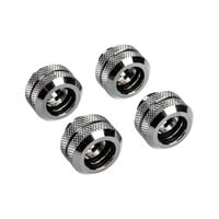 Corsair Hydro X Series XF Hardline Anschluss gerade G1/4 Zoll auf 12mm AD Hardtube - 4er Pack, chrom