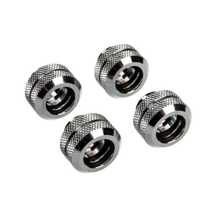 Corsair Hydro X Series XF Hardline Anschluss gerade G1/4 Zoll auf 12mm AD Hardtube - 4er Pack, chrom image number 0