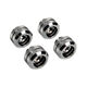 Corsair Hydro X Series XF Hardline Anschluss gerade G1/4 Zoll auf 12mm AD Hardtube - 4er Pack, chrom