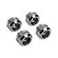 Corsair Hydro X Series XF Hardline Anschluss gerade G1/4 Zoll auf 12mm AD Hardtube - 4er Pack, chrom