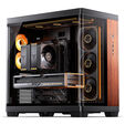 JONSBO TK‑4 Wood PC‑Geh&auml;use, Midi‑Tower, ATX, Tempered Glass - schwarz image number null
